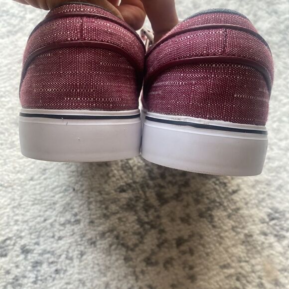 Nike Zoom mens Stefan Janoski Red 2014 Size 8.5 mens 10 in womens in EUC Nike SB - Picture 4 of 9